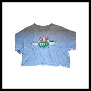 💕3/$15💕 Gray Central Perk Friends Crop Top